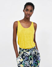 Load image into Gallery viewer, Strappy Linen Top